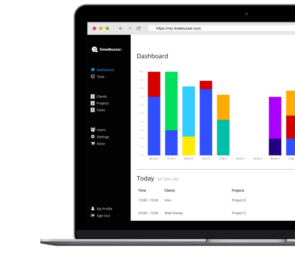Zeiterfassungssoftware - Web App